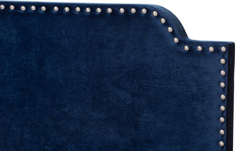 Wholesale Interiors Beds - Darcy Full Bed Navy Blue