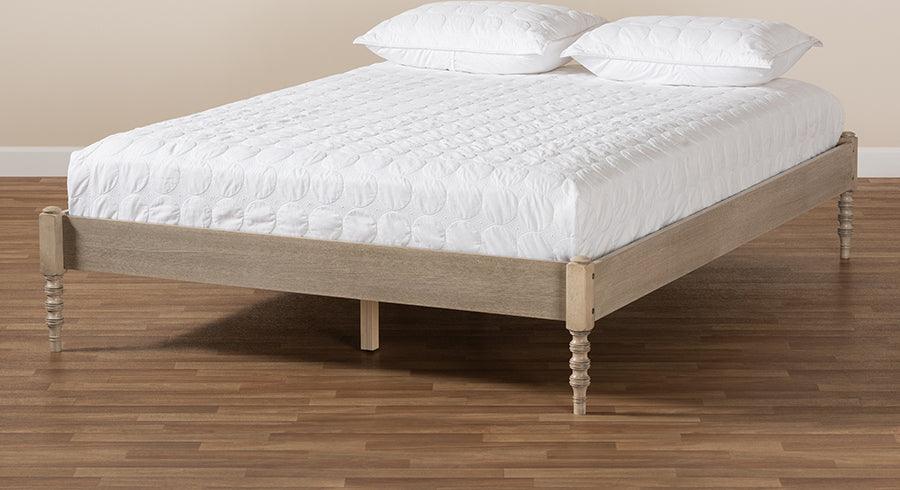 Wholesale Interiors Beds - Cielle Queen Bed Antique White