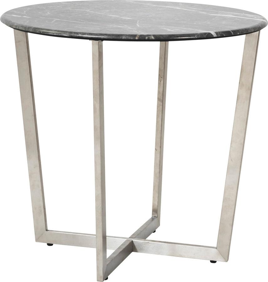 Euro Style Side & End Tables - Llona 24" Round Side Table Black