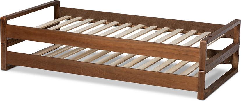 Wholesale Interiors Beds - Klara Twin to King Bed Walnut