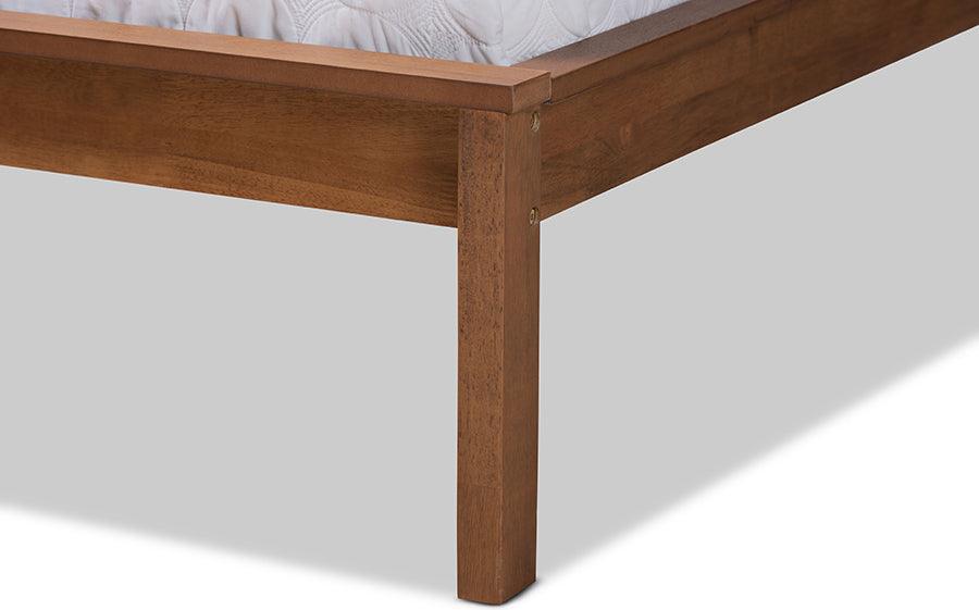 Wholesale Interiors Beds - Giuseppe Queen Bed Walnut Brown