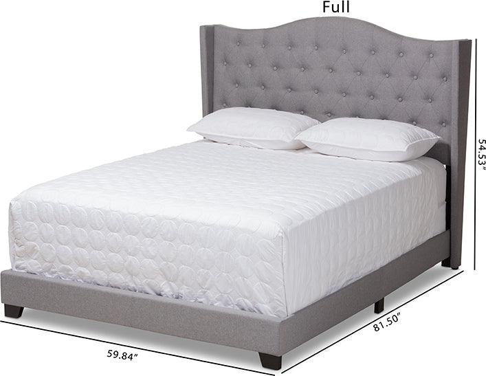Wholesale Interiors Beds - Alesha Full Bed Gray