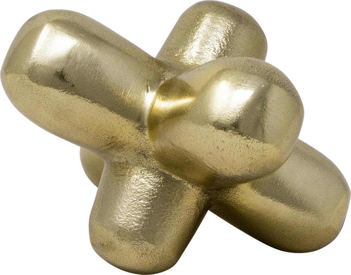 Sagebrook Home Decorative Objects - Metal 7" Geometric Orb Gold