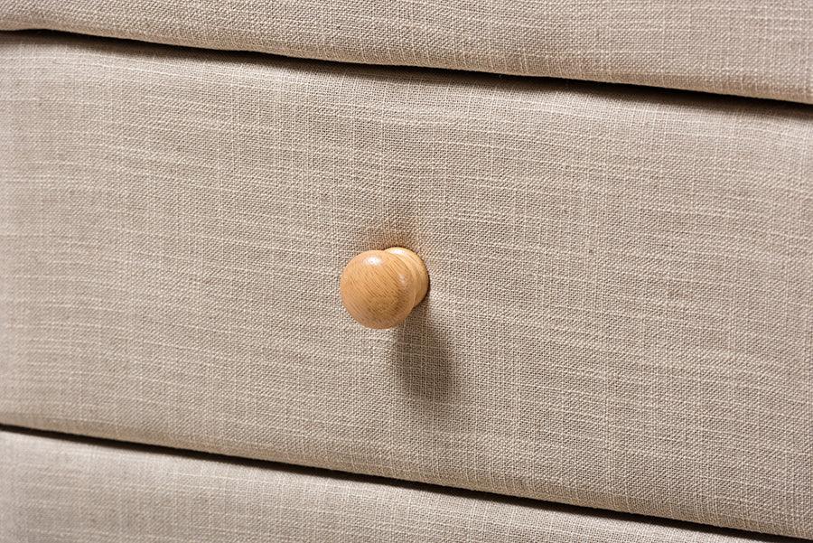 Wholesale Interiors Nightstands & Side Tables - Jonesy Nightstand Beige
