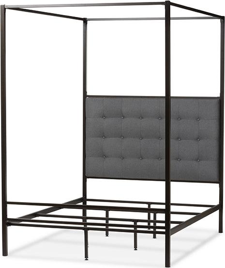 Wholesale Interiors Beds - Eleanor Queen Bed Black