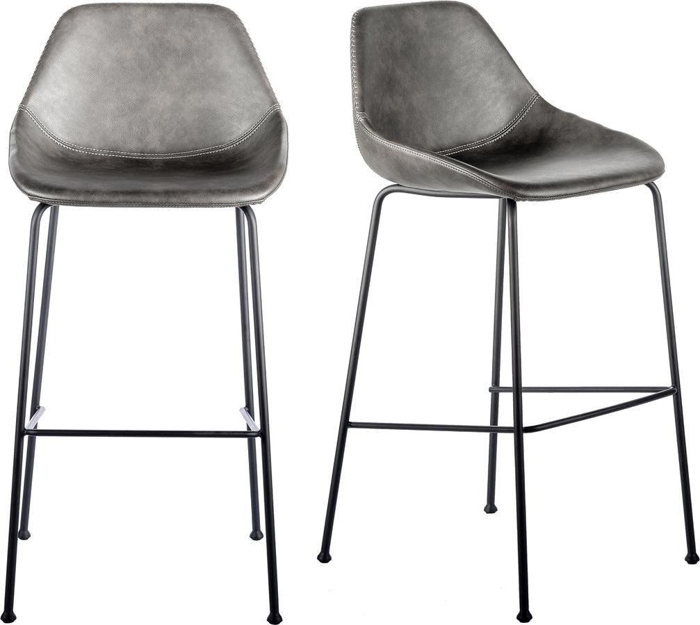Euro Style Barstools - Corinna Bar Stool in Dark Gray - Set of 2