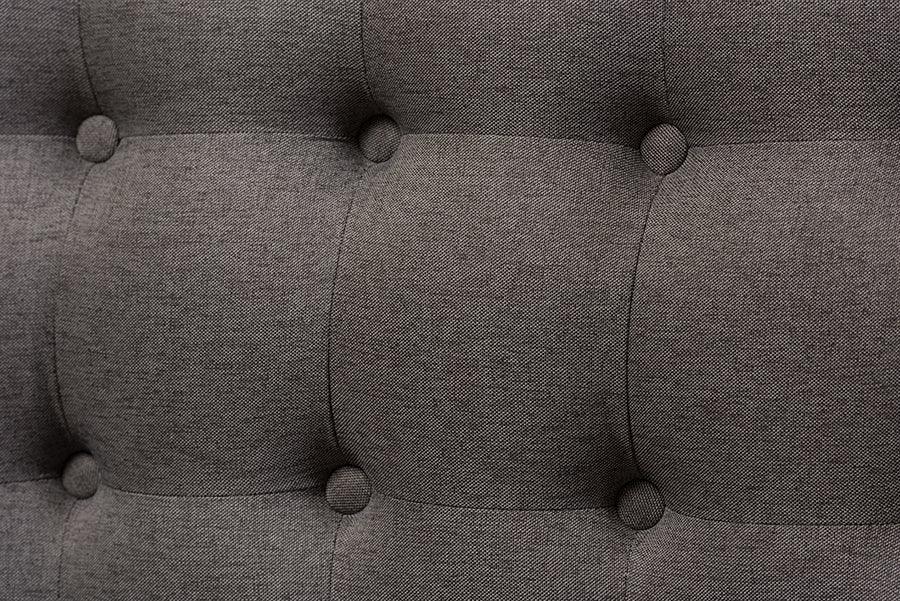 Wholesale Interiors Benches - Melody 62.8" Settee Bench Gray & Natural
