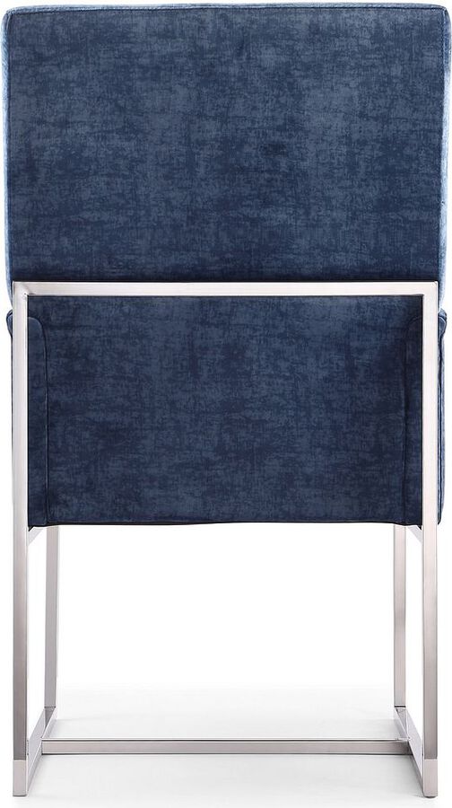Manhattan Comfort Dining Chairs - Element Dining Armchair in Blue (Set of 2)