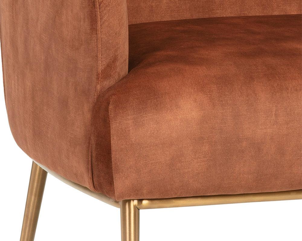 SUNPAN Accent Chairs - Cameron Lounge Chair Nono Rust