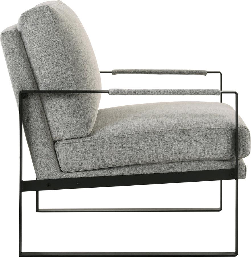 Euro Style Accent Chairs - Bettina Lounge Chair Gray