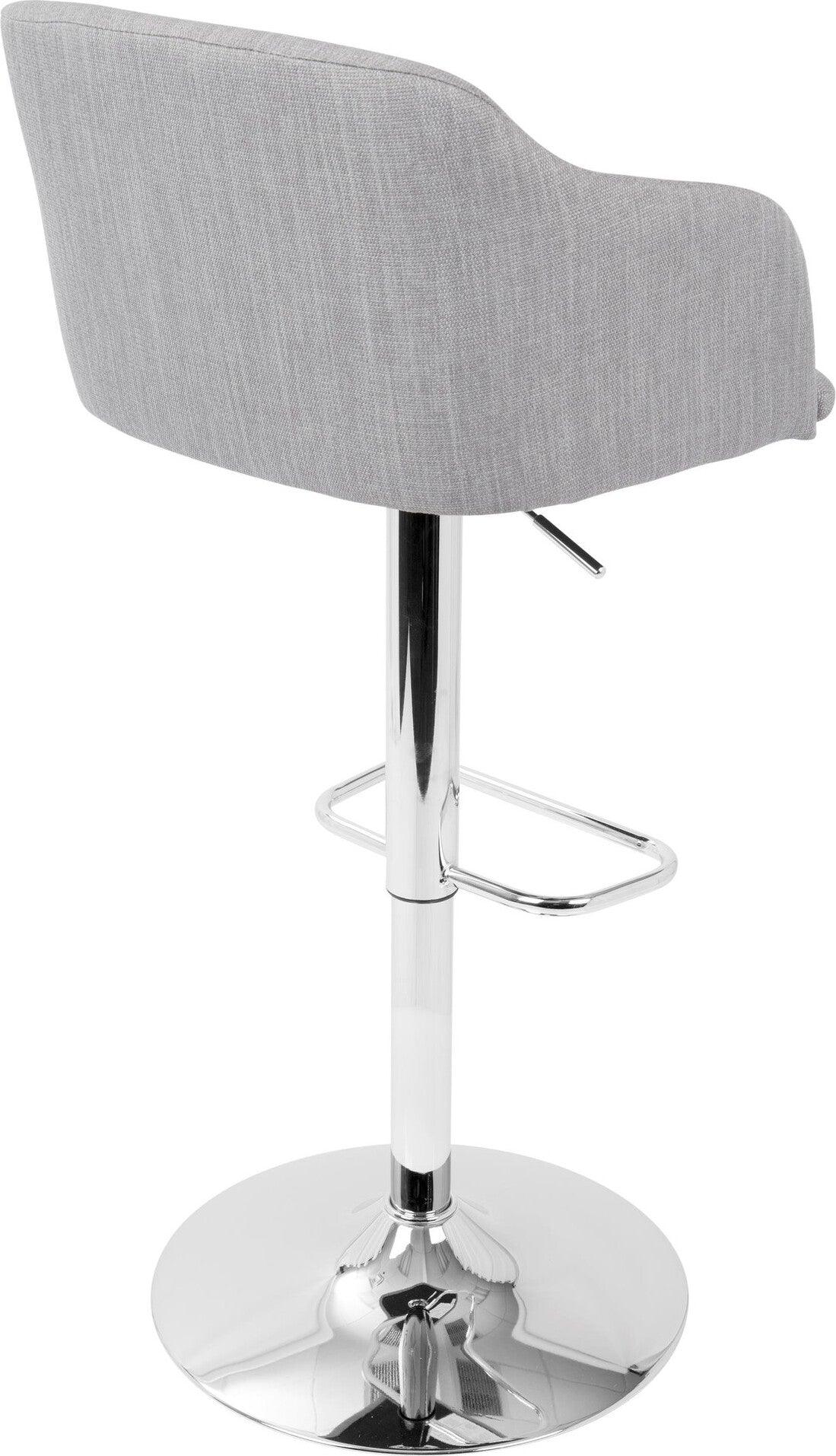 Lumisource Barstools - Daniella Barstool Light Gray