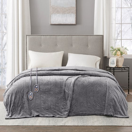 Olliix.com Heated Blankets - Blanket Grey