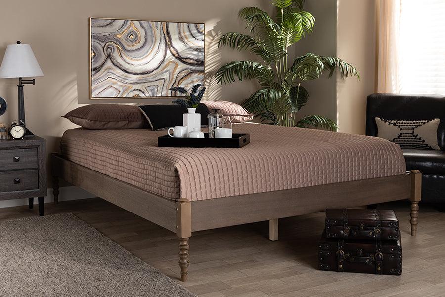 Wholesale Interiors Beds - Cielle Queen Bed Weathered Gray
