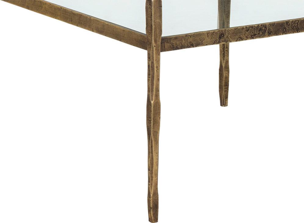 SUNPAN Desks - Bruna Desk Gold Glass