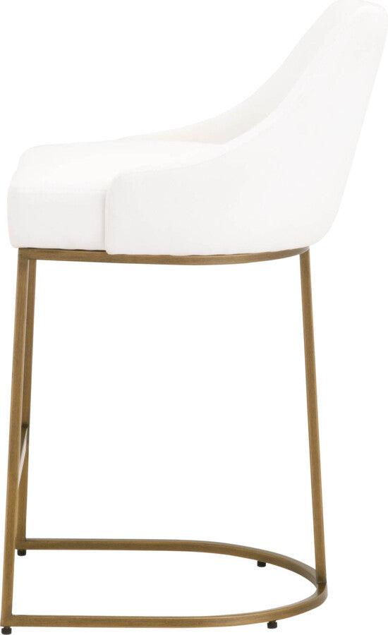 Essentials For Living Barstools - Parissa Counter Stool Set of 2 Brushed Gold