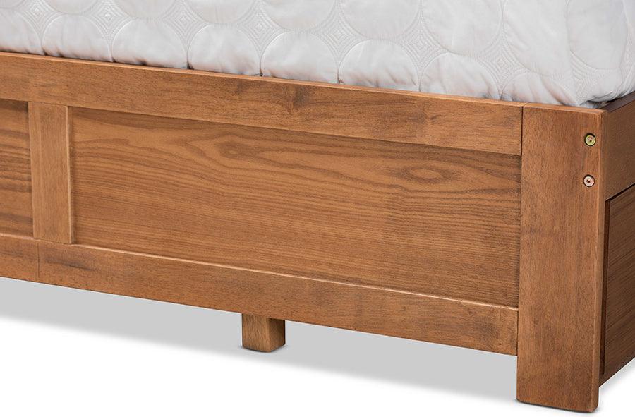 Wholesale Interiors Beds - Lisa King Storage Bed Ash Walnut