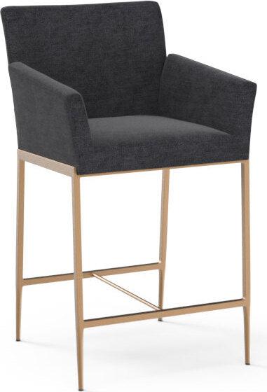 SUNPAN Barstools - Gesa Counter Stool - Polo Club Kohl Grey