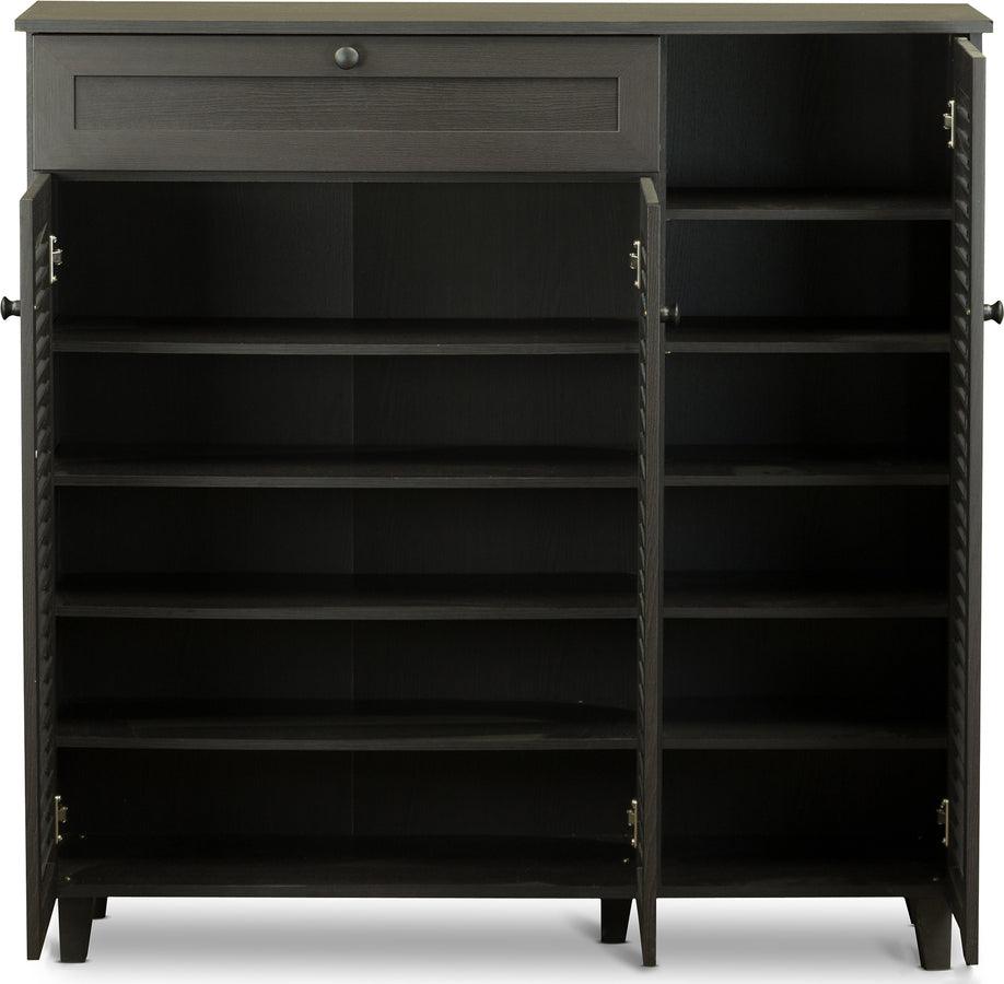 Wholesale Interiors Shoe Storage - Pocillo Wood Shoe Storage Cabinet