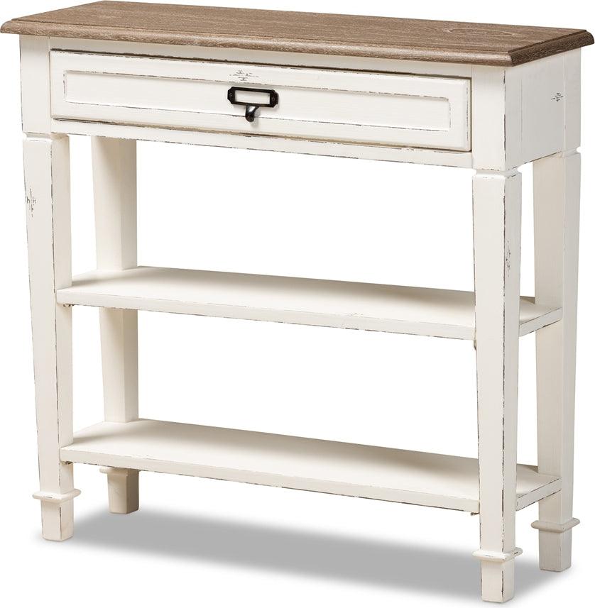 Wholesale Interiors Consoles - Dauphine Traditional French Accent Console Table-1 Drawer