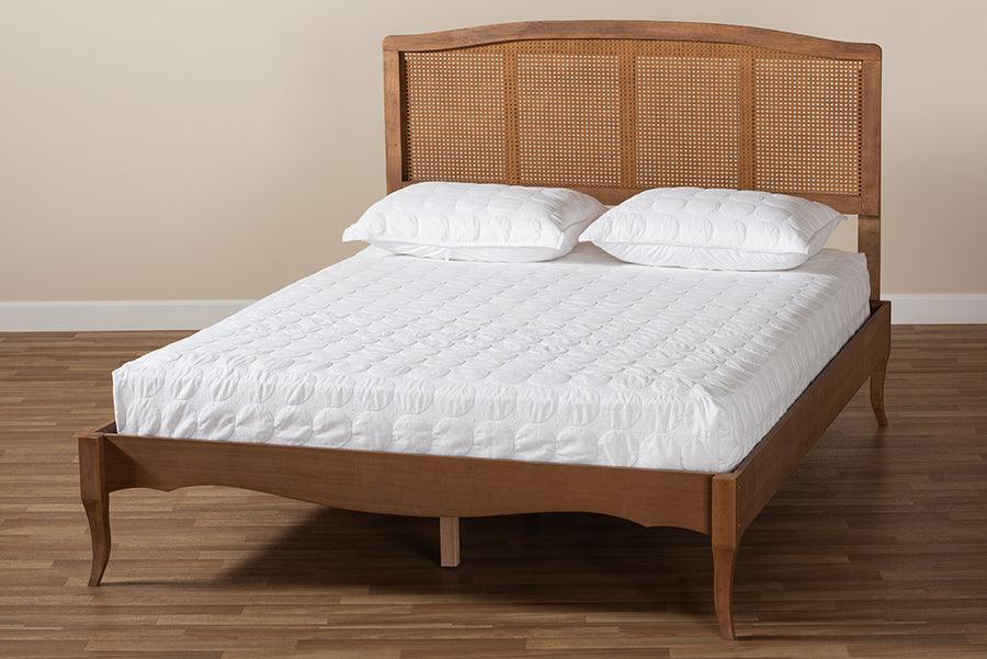 Wholesale Interiors Beds - Marieke Full Bed Ash walnut