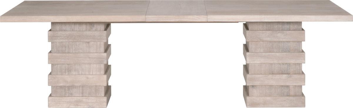 Essentials For Living Dining Tables - Plaza Extension Dining Table Natural Gray Acacia