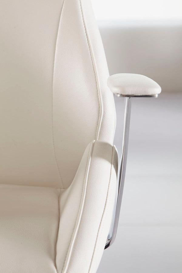 Euro Style Task Chairs - Bergen Low Back Office Chair White