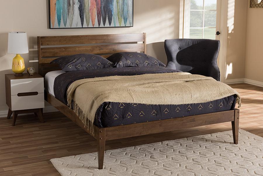 Wholesale Interiors Beds - Elmdon King Bed Walnut Brown