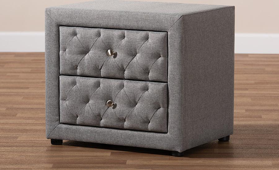 Wholesale Interiors Nightstands & Side Tables - Lepine Nightstand Gray