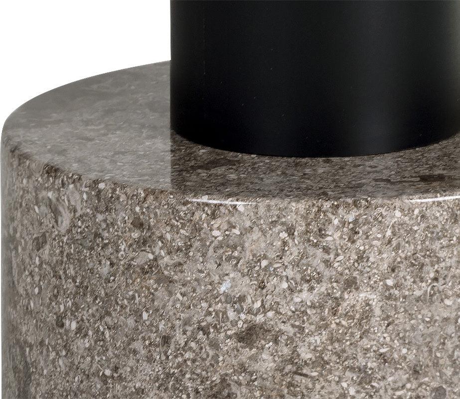 SUNPAN Coffee Tables - Monaco Coffee Table - Black - Grey Marble / Raw Umber