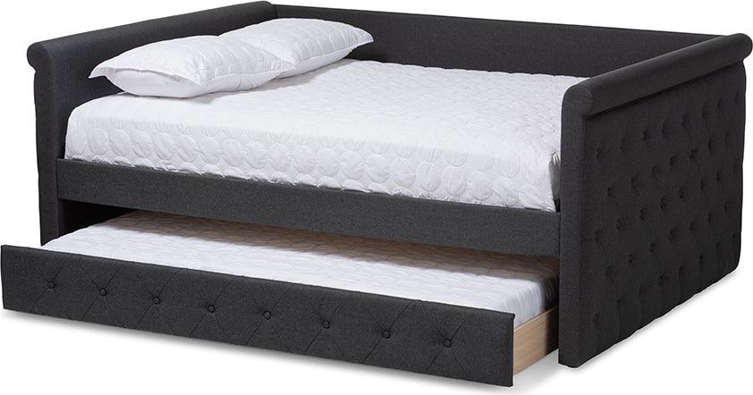 Wholesale Interiors Daybeds - Alena 86.22" Daybed Dark Gray