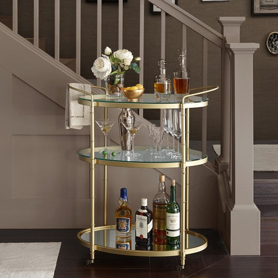 Olliix.com - Bar Cart Antique Gold