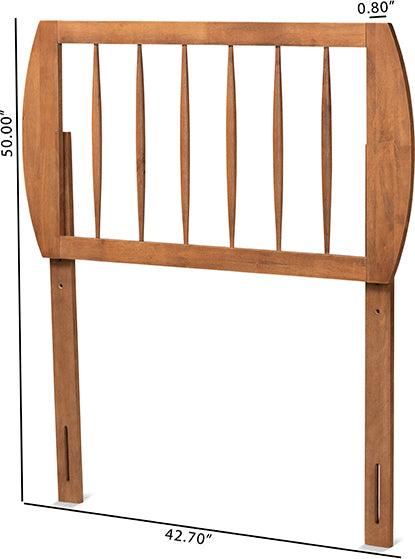 Wholesale Interiors Headboards - Norman Twin Headboard Ash Walnut