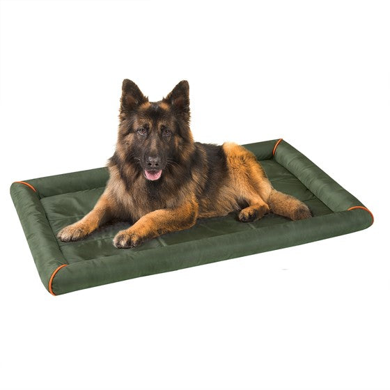 Olliix.com Dog Beds - Oxford Bumper Crate Mat Olive Green