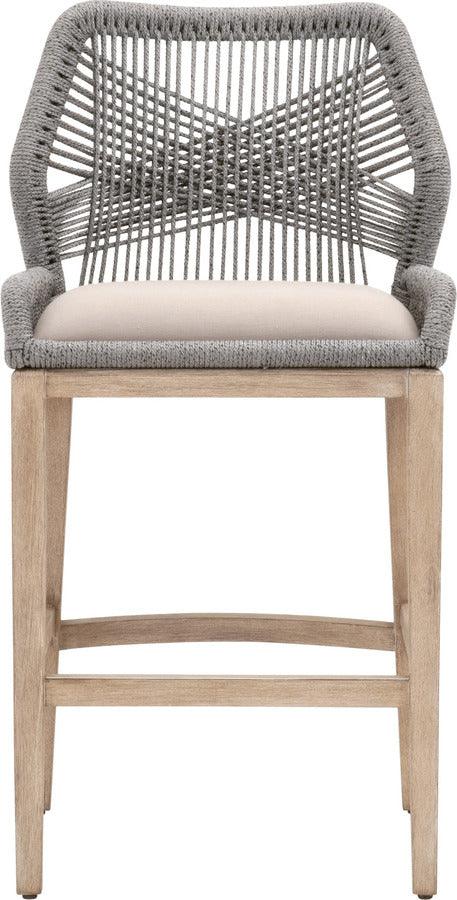 Essentials For Living Barstools - Loom Barstool Platinum Natural Gray