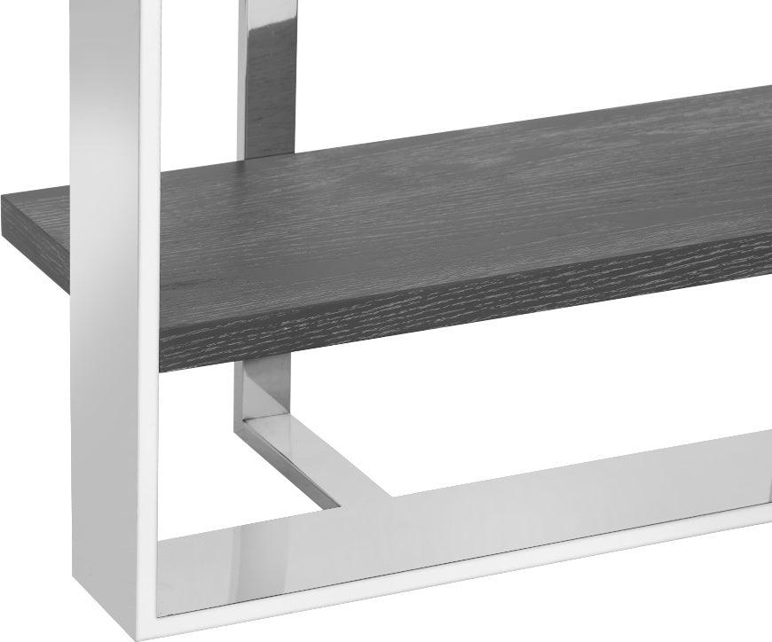 SUNPAN Shelves - Dalton Bookcase - Stainless Steel - Grey