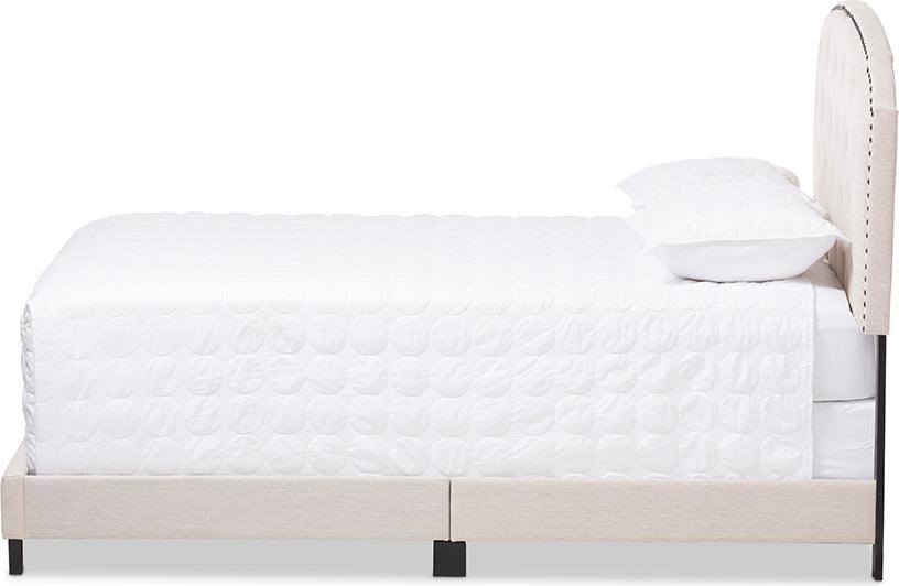 Wholesale Interiors Beds - Lexi Full Bed Light Beige