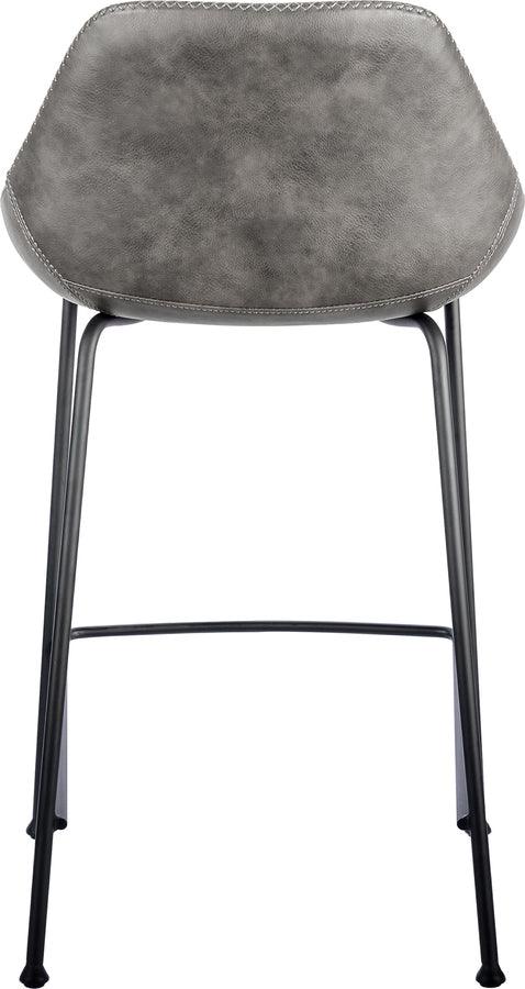 Euro Style Barstools - Corinna Counter Stool in Dark Gray - Set of 2