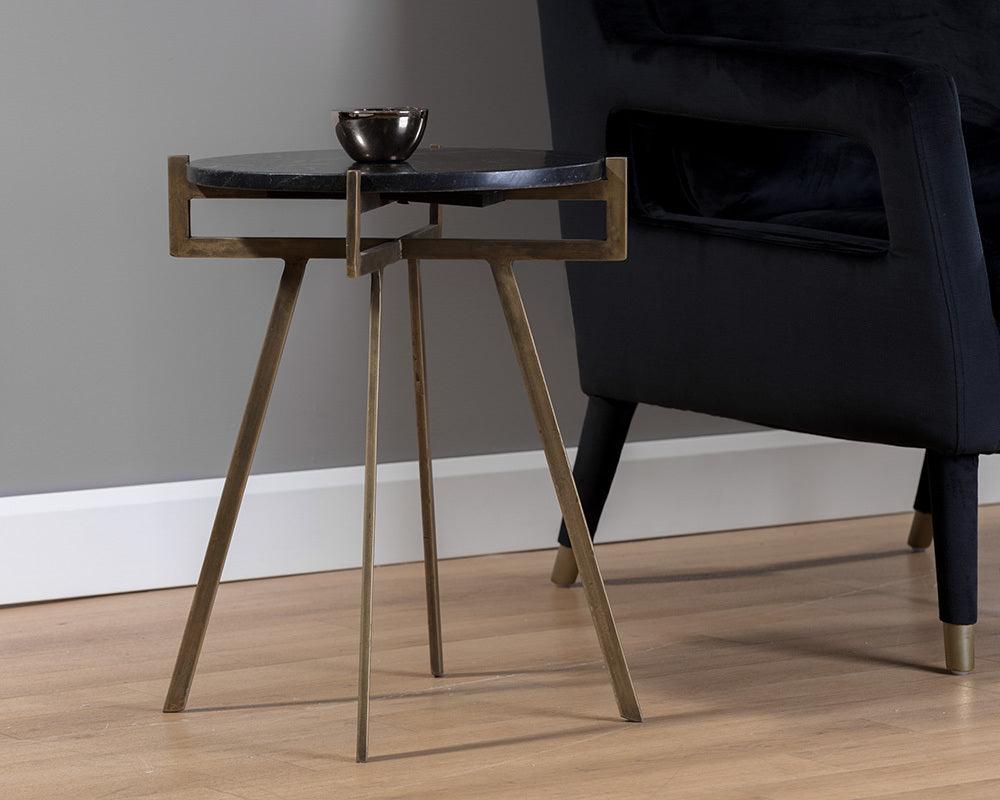 SUNPAN Side & End Tables - Anak Side Table - Black