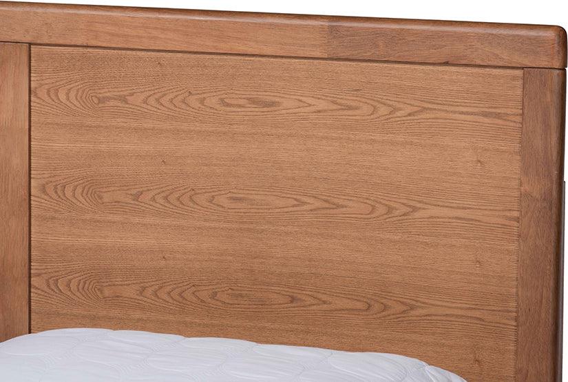 Wholesale Interiors Beds - Aras Queen Storage Bed Ash Walnut