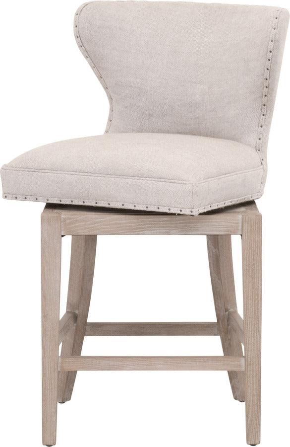 Essentials For Living Barstools - Milton Swivel Counter Stool Natural Gray Ash