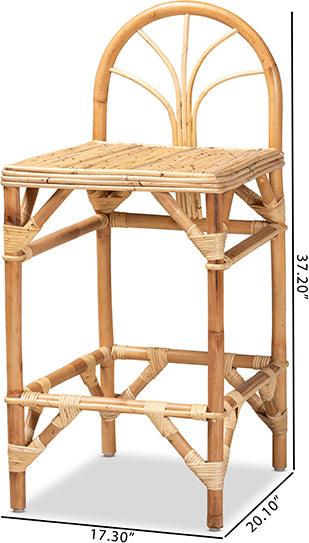 Wholesale Interiors Barstools - Seville Natural Finished Rattan Counter Stool