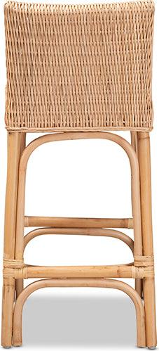 Wholesale Interiors Barstools - Athena Natural Finished Rattan Counter Stool