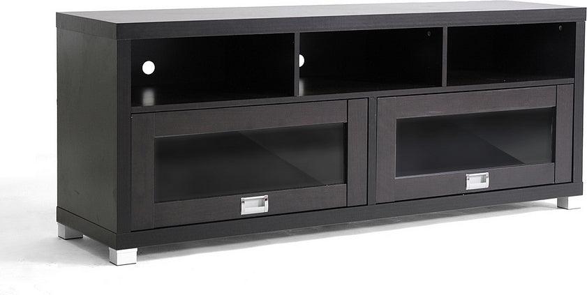 Wholesale Interiors TV & Media Units - Swindon Modern TV Stand with Glass Doors