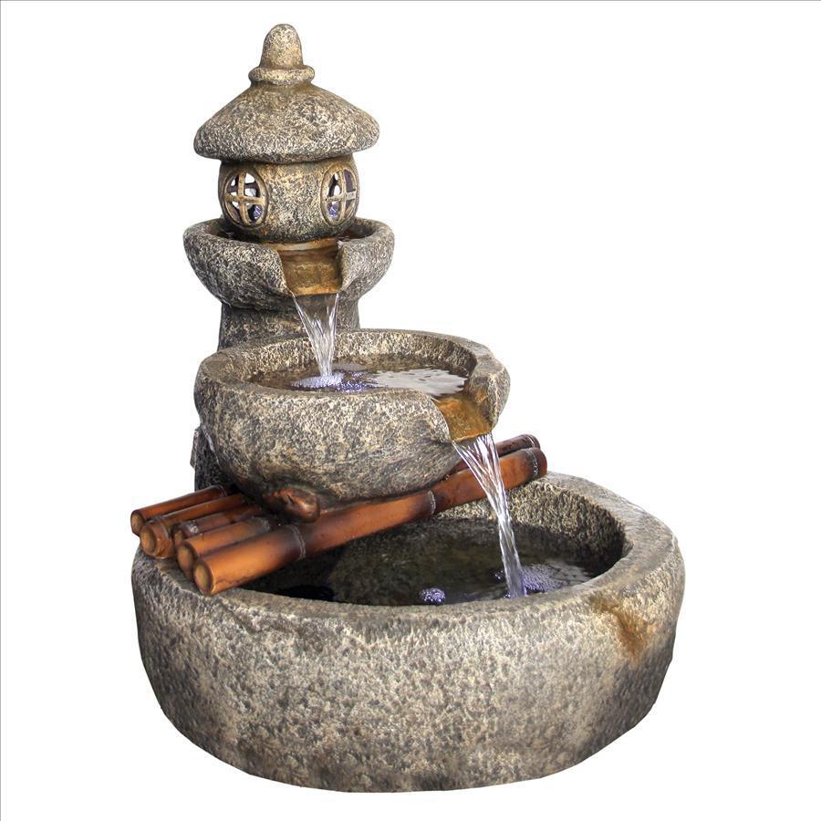 Design Toscano Fountains - Tranquil Springs Pagoda Fountain