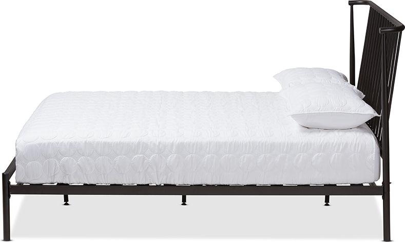 Wholesale Interiors Beds - Irvine Queen Platform Bed Black