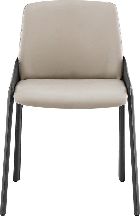 Euro Style Dining Chairs - Vilante Side Chair in Light Gray and Gray
