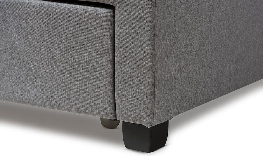 Wholesale Interiors Beds - Aubrianne King Storage Bed Gray