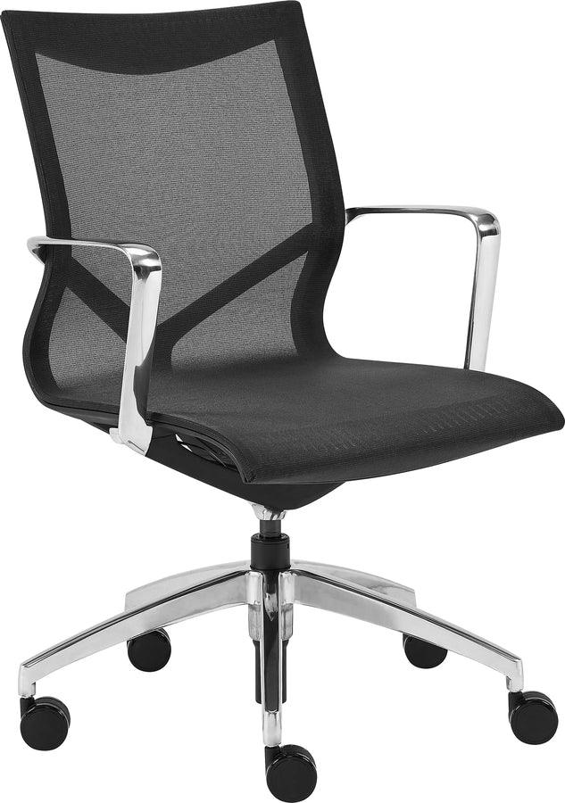 Euro Style Task Chairs - Tertu Low Back Office Chair Black