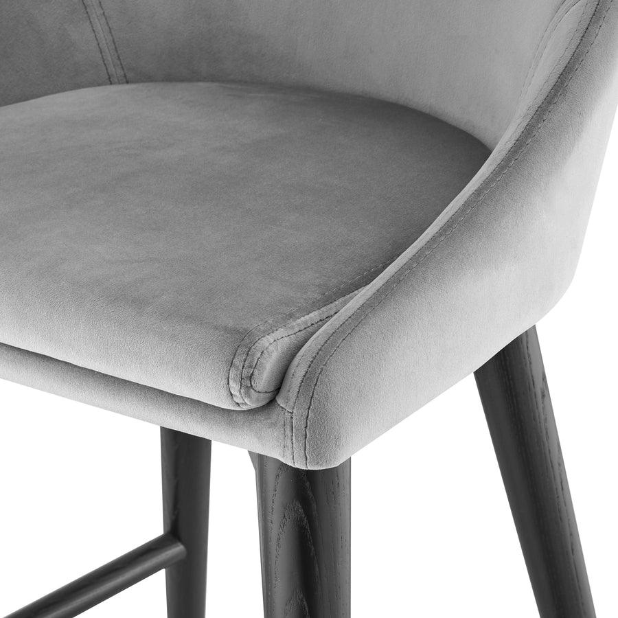 Euro Style Barstools - Baruch Counter Stool Gray
