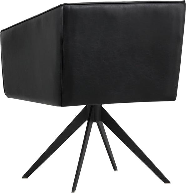 SUNPAN Dining Chairs - Phoenix Swivel Dining Armchair - Coal Black